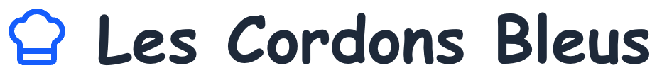 The original logo: a chef's hat and the name in a handwritten typeface