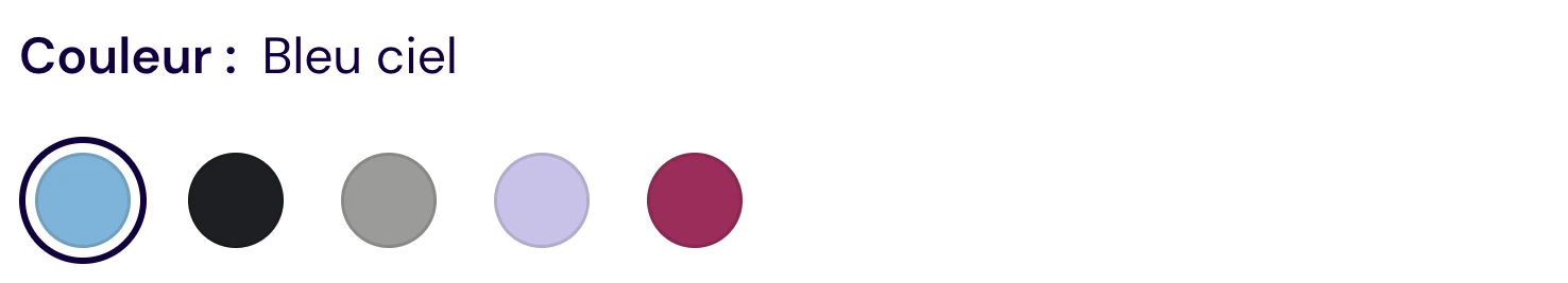 The choice of colour