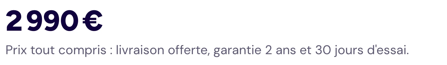 The final, all-inclusive price