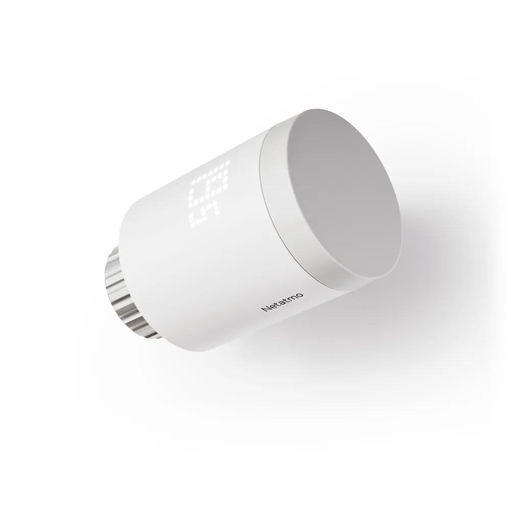 Packshot of the ORIGINAL Smart Radiator Valve on a white background