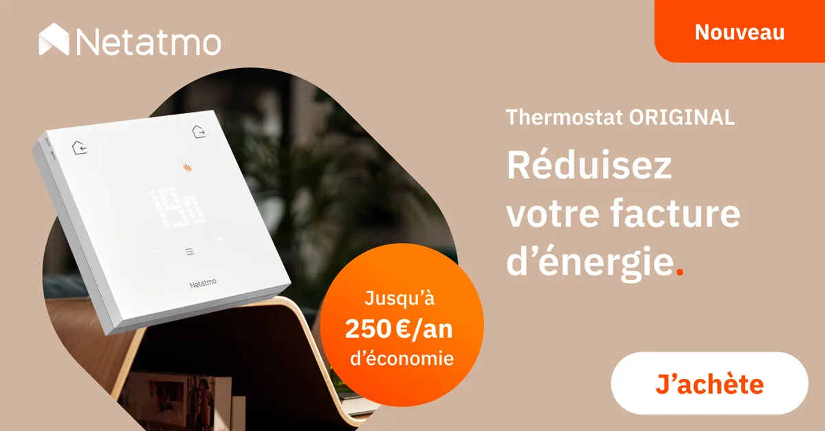 Google Performance Max ad for the ORIGINAL Thermostat, in landscape format