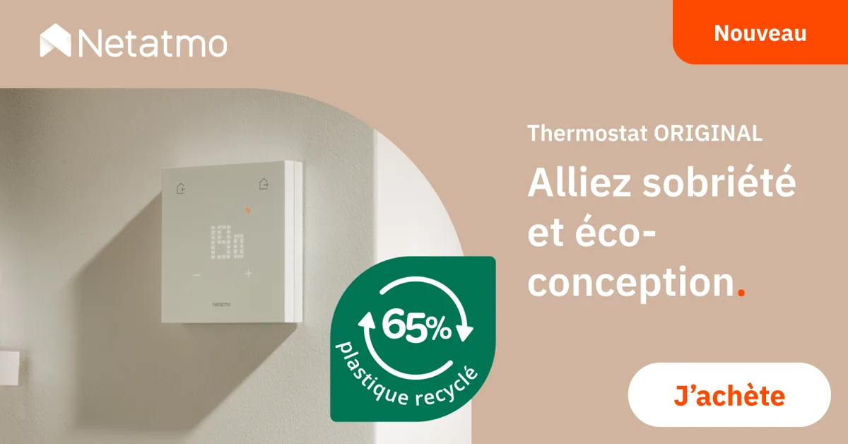 Google Performance Max ad for the ORIGINAL Thermostat, in landscape format